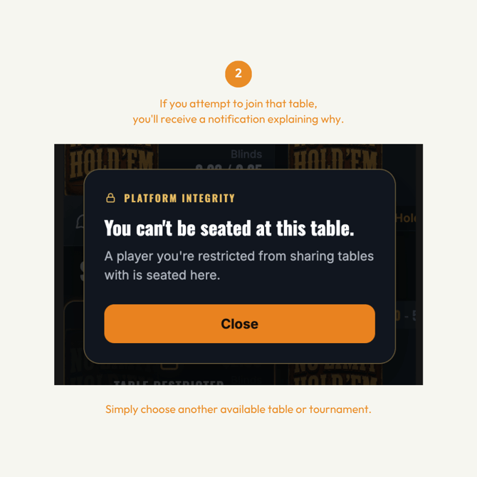 How Does Hijack Poker Prevent Cheating and Bot Interference - Platform Integrity Popup Message