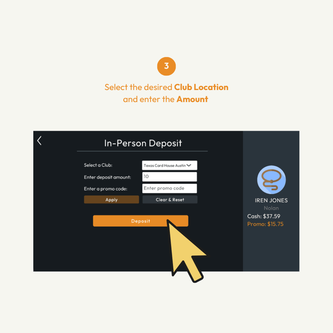 How to Deposit or Withdraw Cash in Hijack Poker Web 03