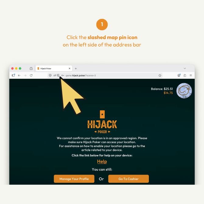 How to Re-Enable Location for Hijack Poker Web Browsers Firefox Updated 01