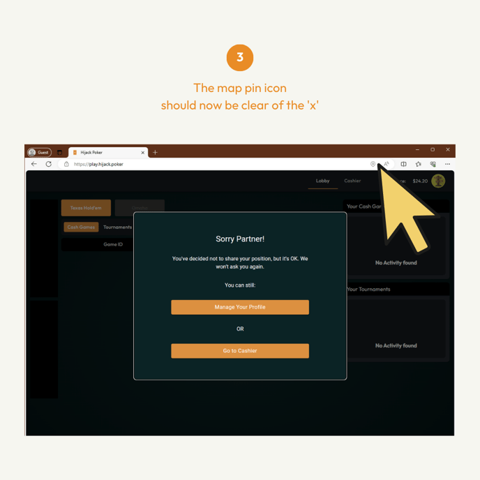 How to Re Enable Location for Hijack Poker Web Browsers Microsoft Edge 03