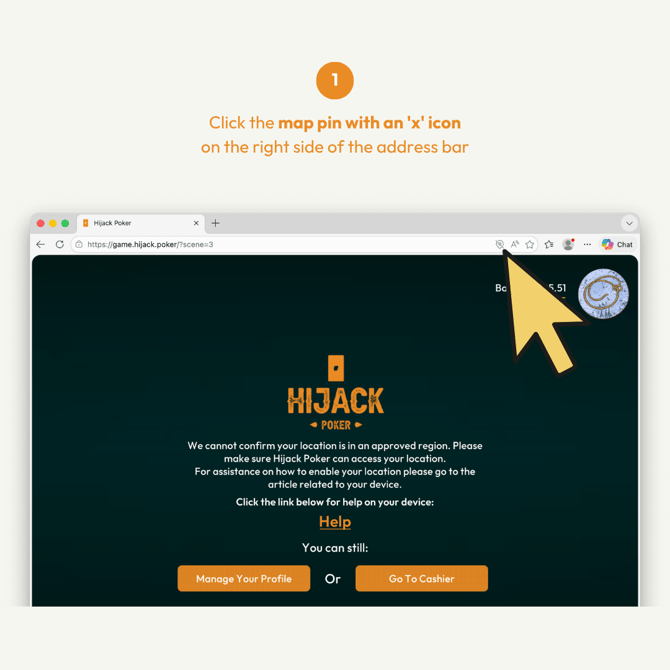 How to Re-Enable Location for Hijack Poker Web Browsers Microsoft Edge Updated 01