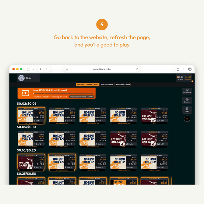 How to Re-Enable Location for Hijack Poker Web Browsers Safari Updated 04